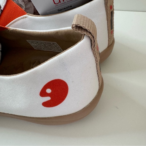 UIN Size 7 Slip On Shoes Canvas Ganesha Elephant - Picture 6 of 16